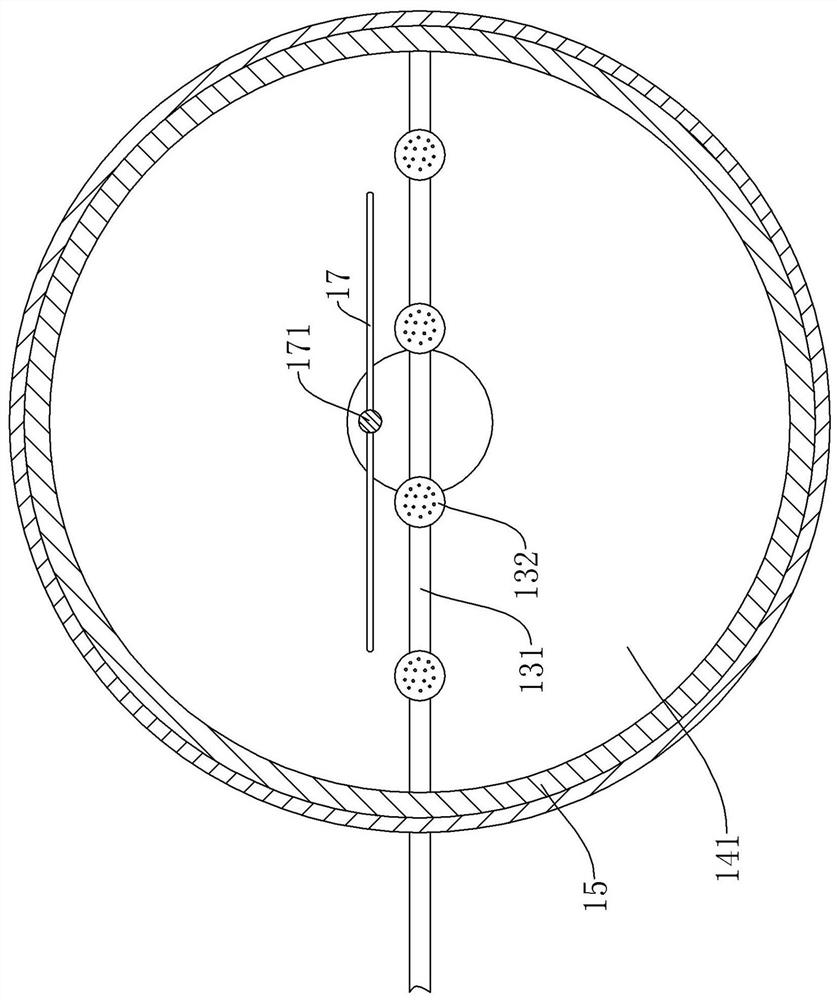 Trapping device and method for measuring chloride ions in oil through high-temperature combustion hydrolysis-potentiometric titration