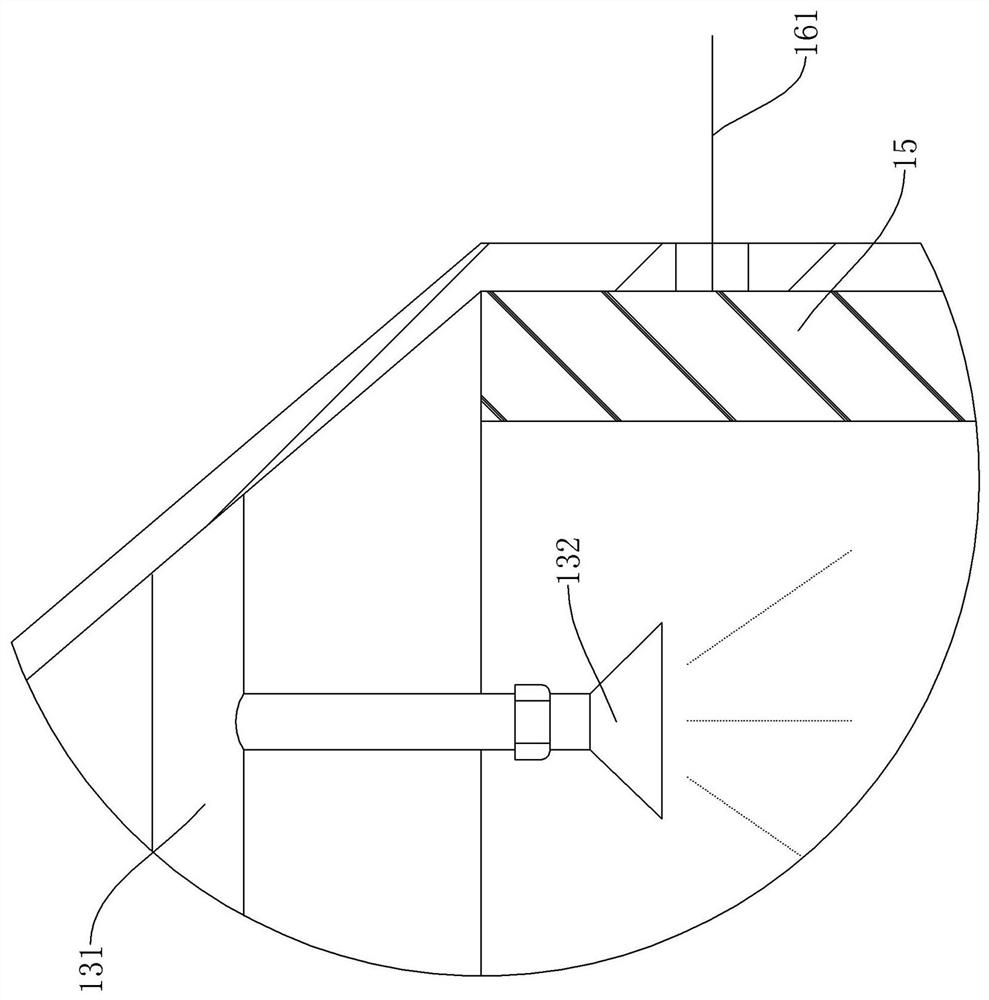 Trapping device and method for measuring chloride ions in oil through high-temperature combustion hydrolysis-potentiometric titration