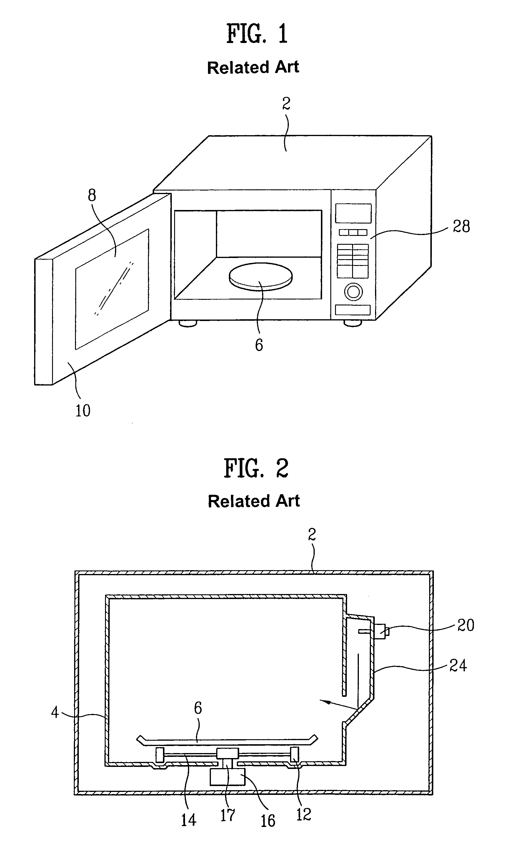 Microwave oven having a driving unit for moving and rotating an antenna