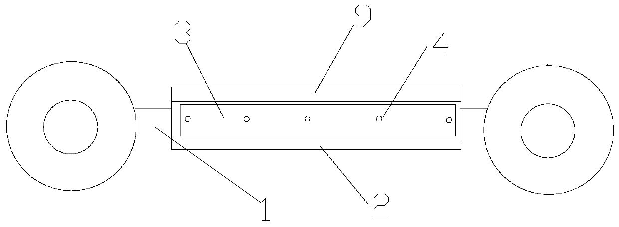 Chassis structure of electric automobile