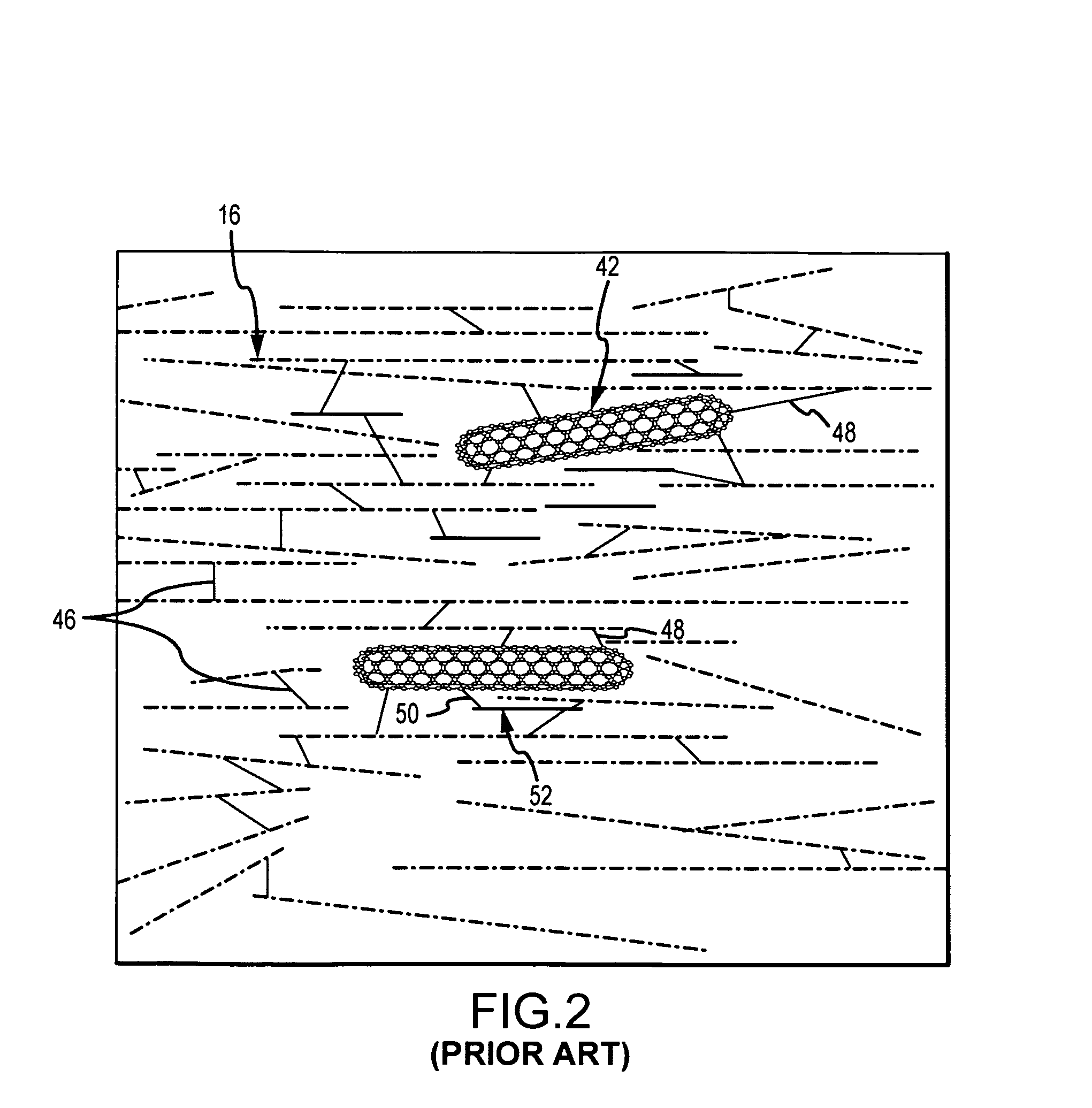 Reinforced filament with doubly-embedded nanotubes and method of manufacture