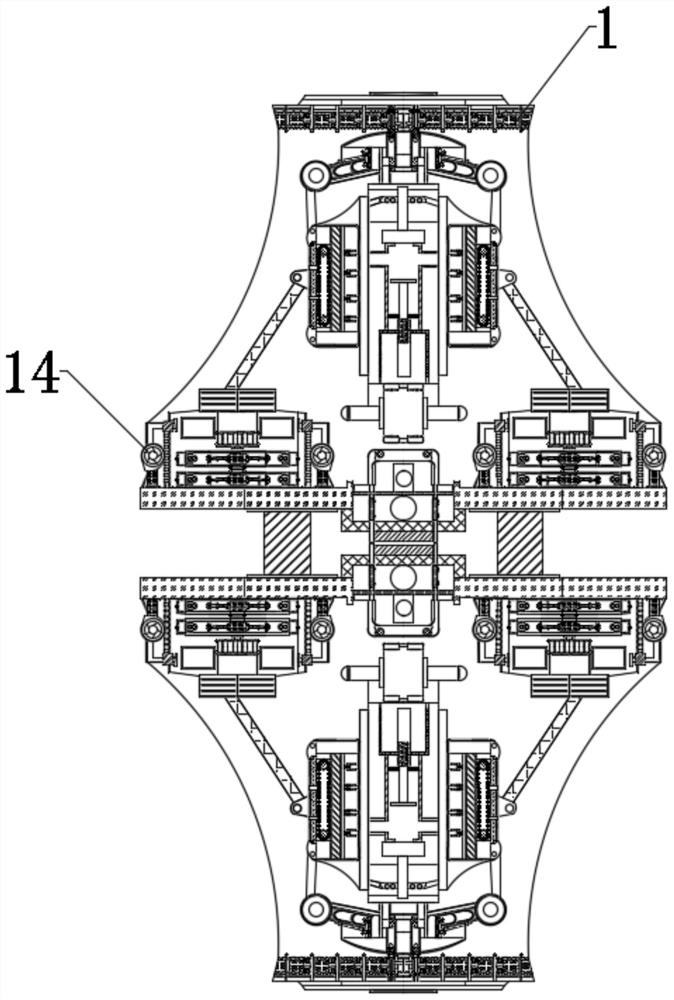 Foundation engineering equipment capable of automatically pushing rest table according to tamping force