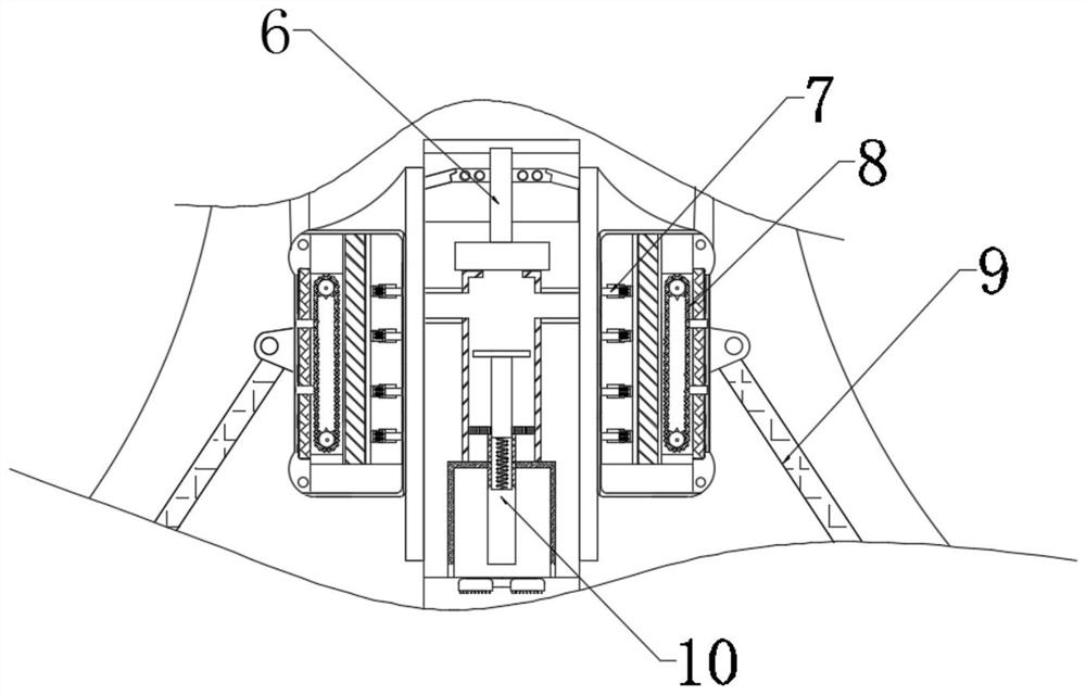 Foundation engineering equipment capable of automatically pushing rest table according to tamping force