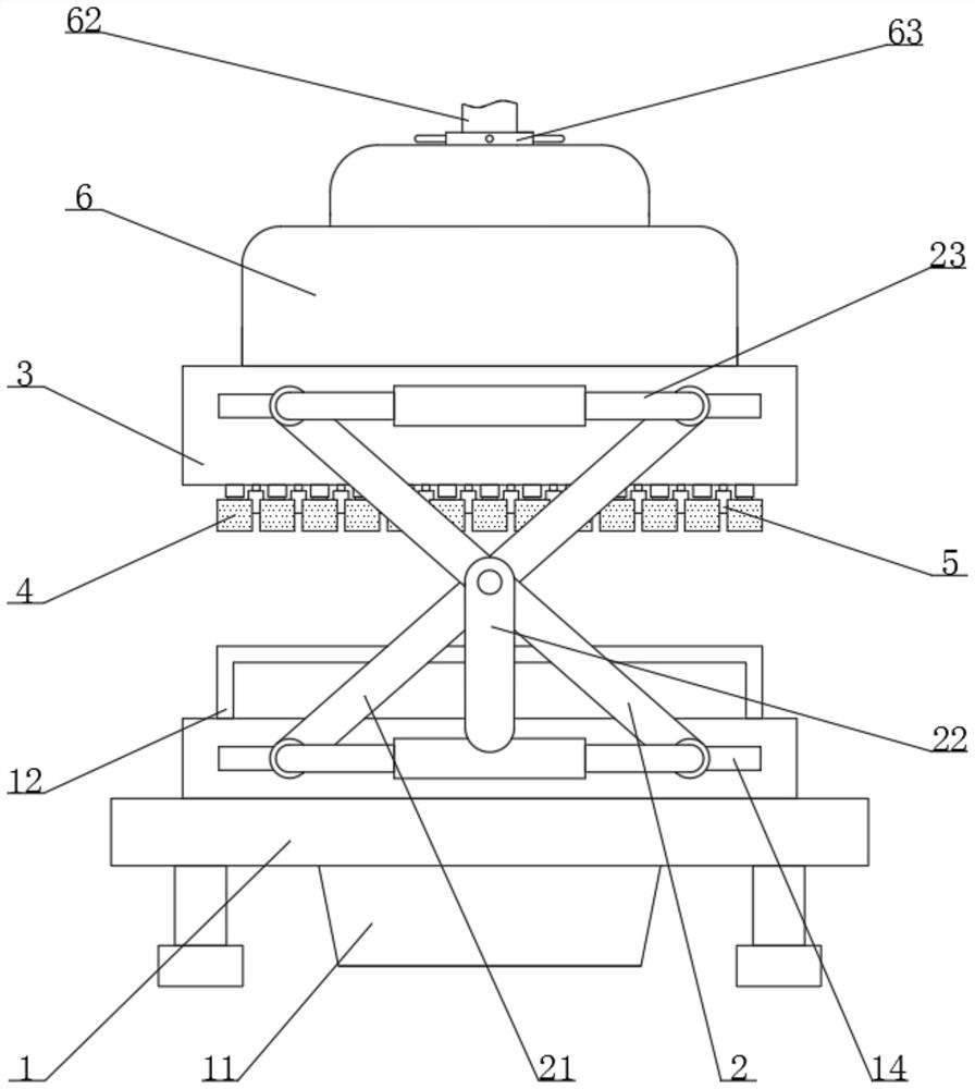 Disinfection device for medical supplies in operating room