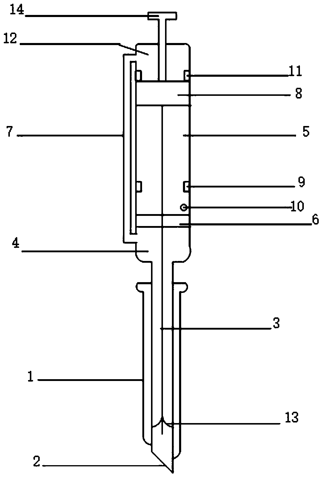 Arterial indwelling needle