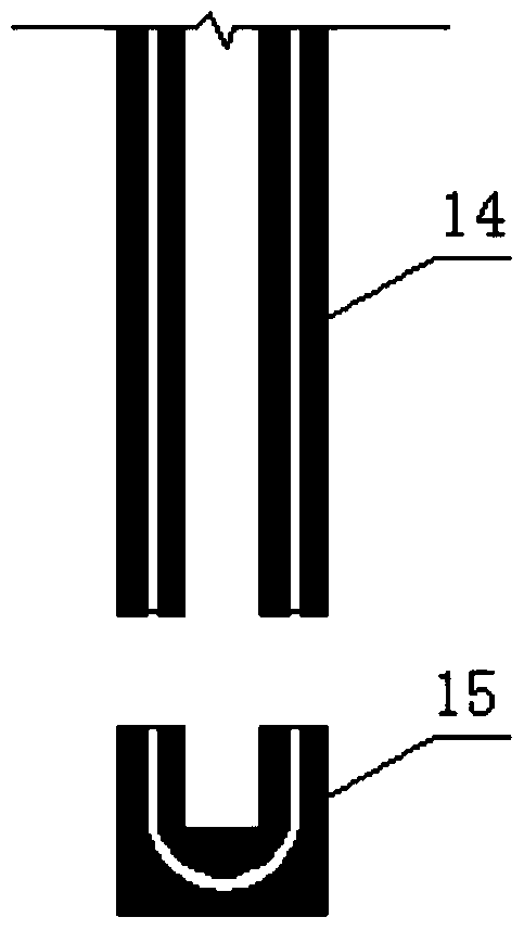 A phase change heat storage floor radiation heating device combined with an air source heat pump