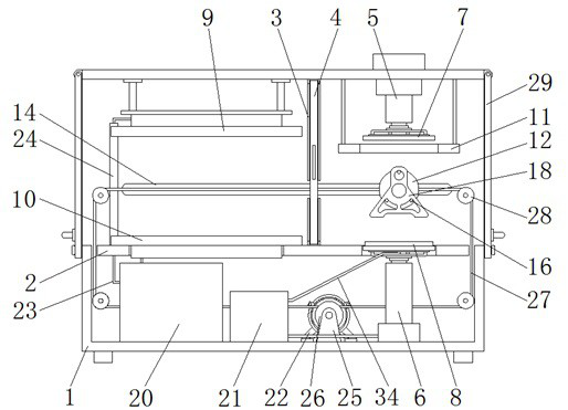 An all-in-one machine for detecting and destroying auto parts