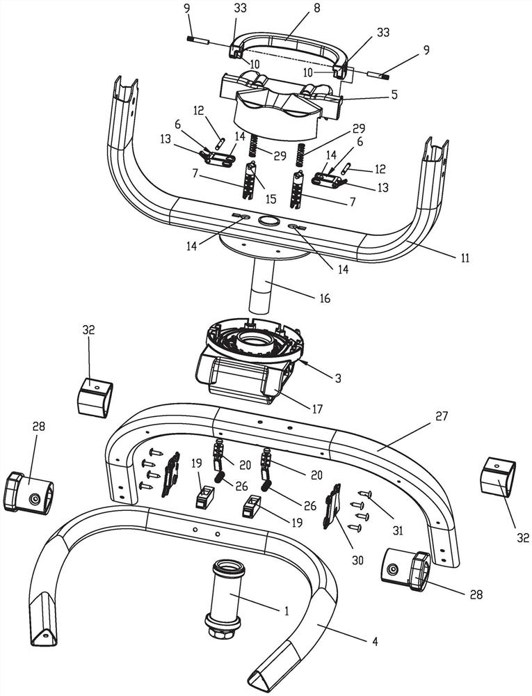 Reversible seat 360-degree rotation folding structure and child carrier