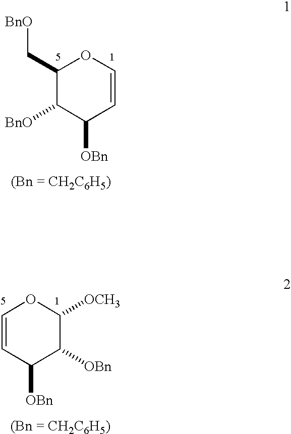 Enantiopure 4-deoxypentenosides, dihydropyrans and tetrahydropyrans and syntheses thereof
