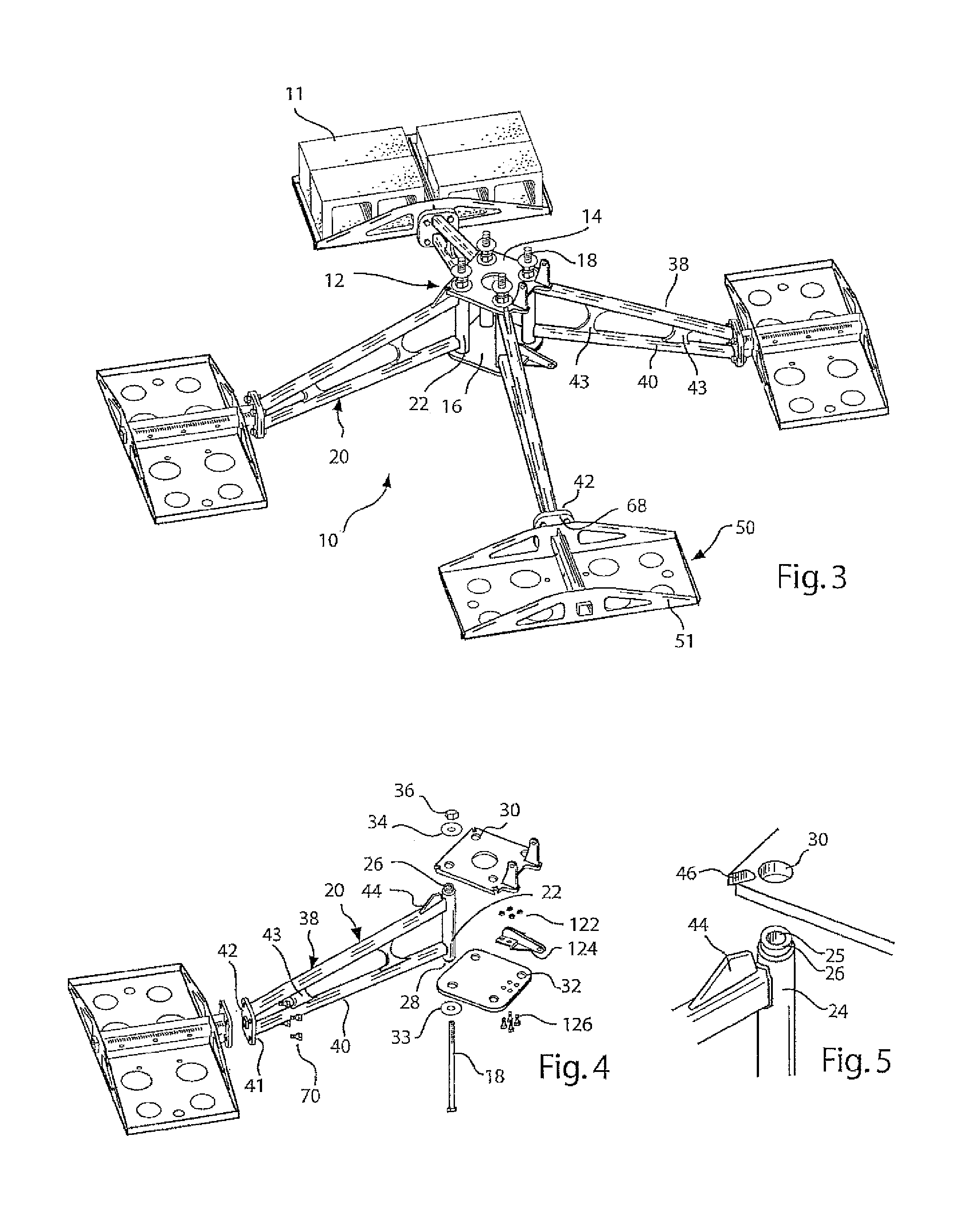 Portable modular monopole tower foundation