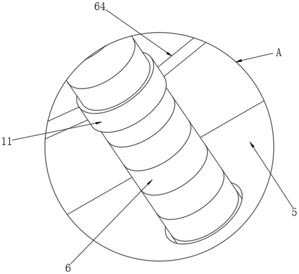 A combined threaded perforated grid pipe