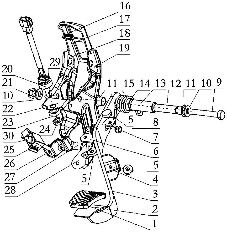 Clutch petal assembly