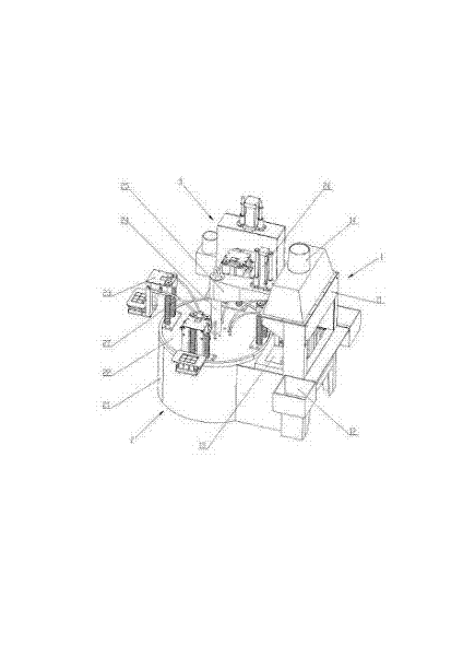 Busbar cast welding device for lead-acid storage battery