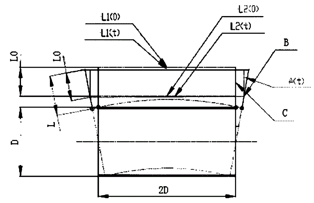 Real-time measuring apparatus and real-time measuring method for large deformation and stress of test tube in steel pipe bending deformation