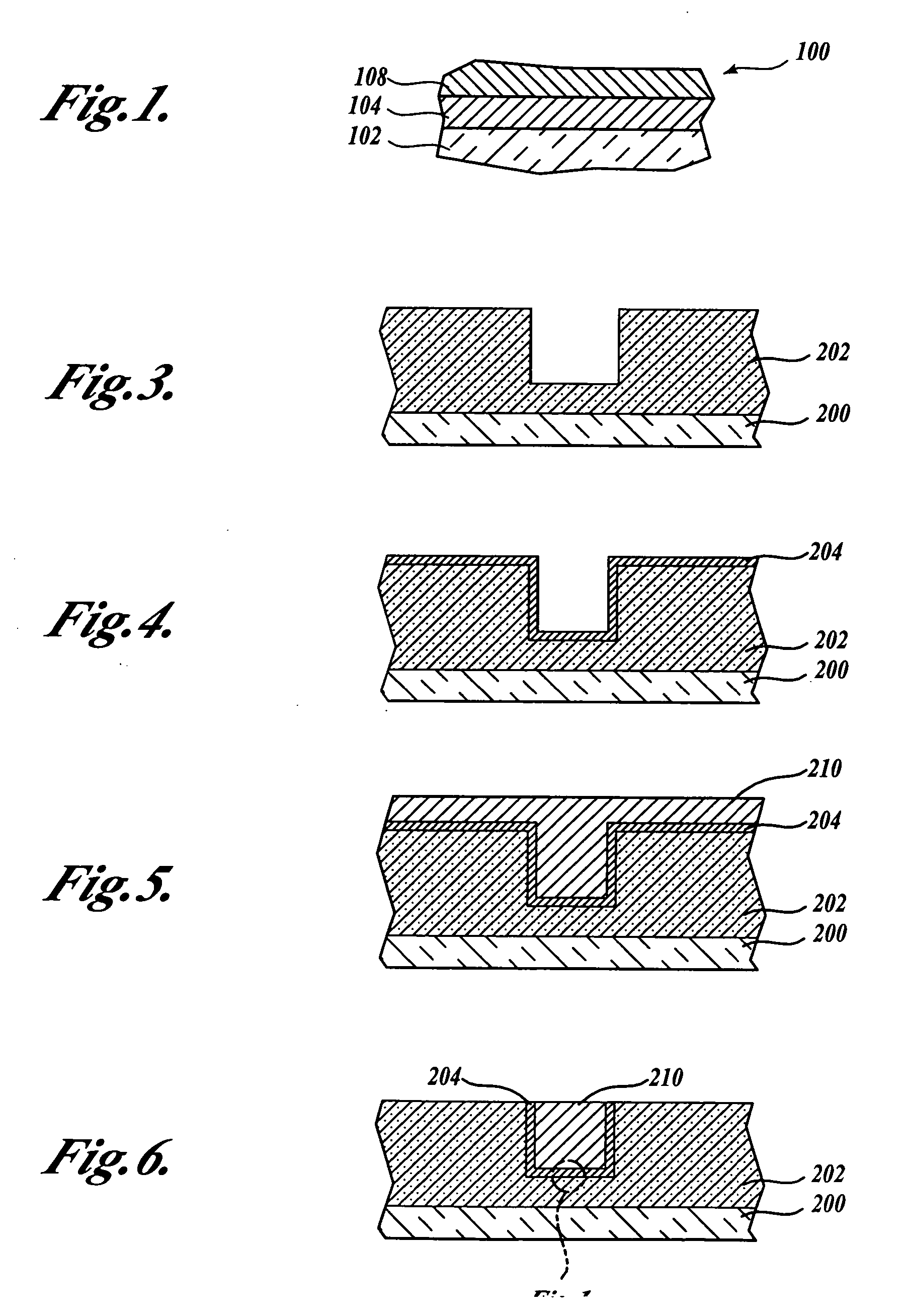 Method for applying metal features onto barrier layers using ion permeable barriers