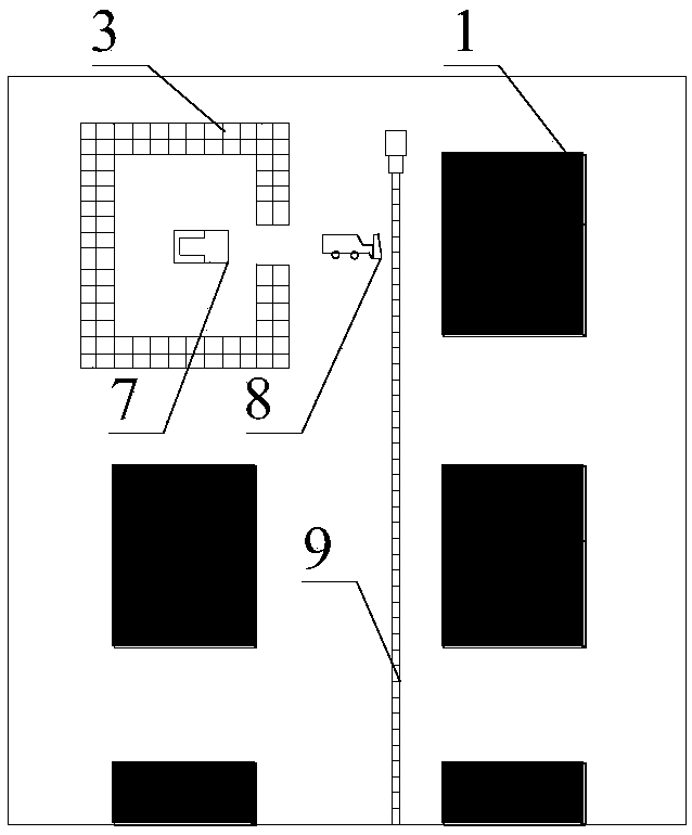 External support replacement type room type coal pillar recycling method