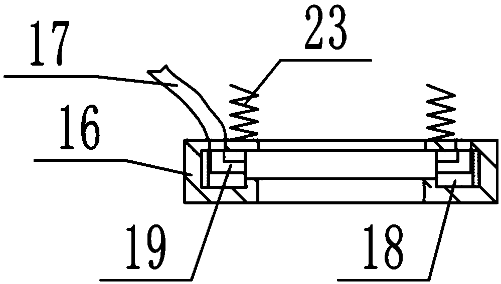 Automobile shock absorber cleaning device