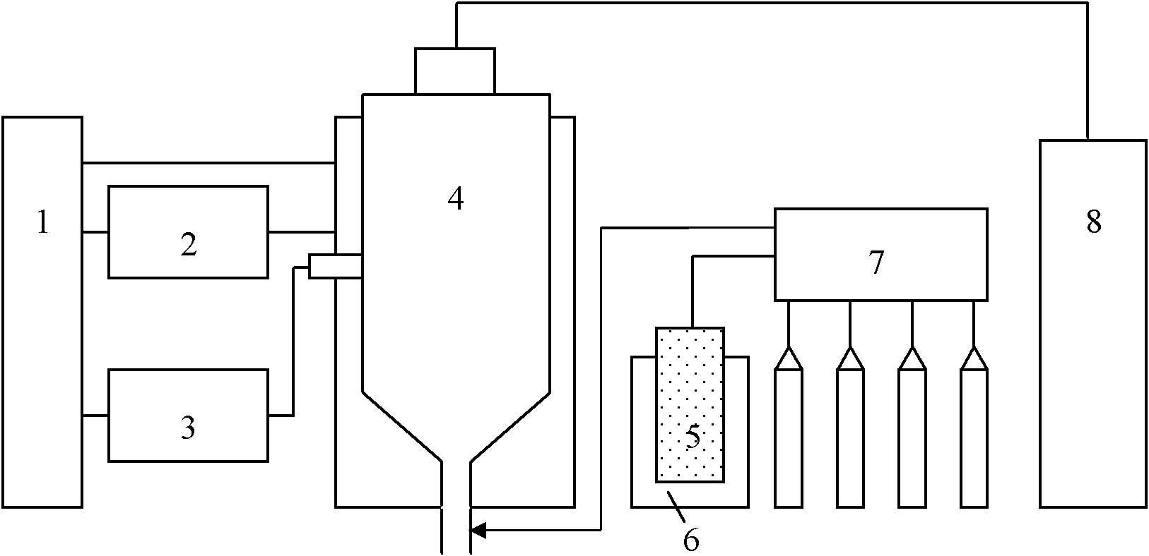 Boron-doped glass carbon material and preparation method thereof