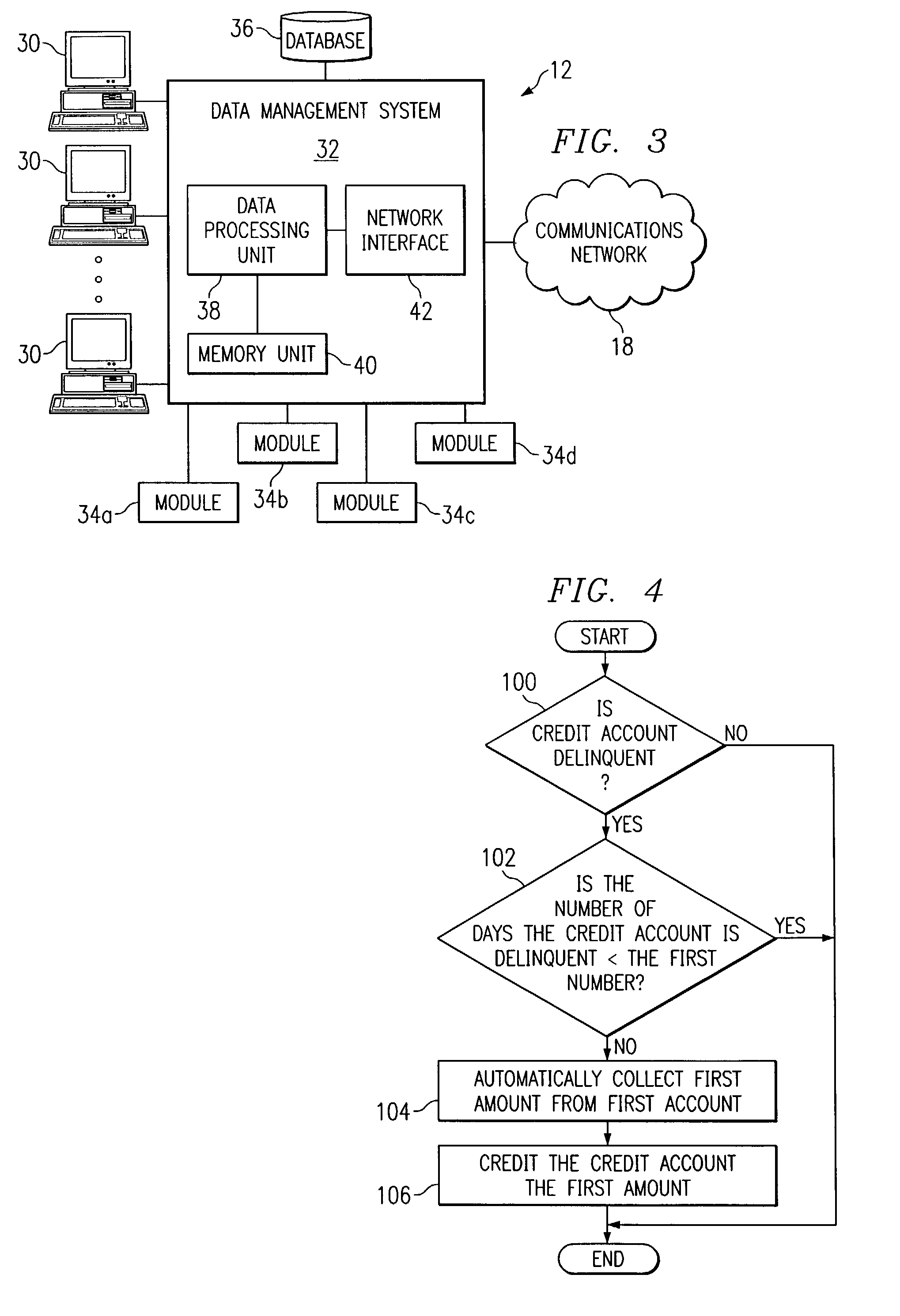 Method and system for automatically collecting payment for a credit account