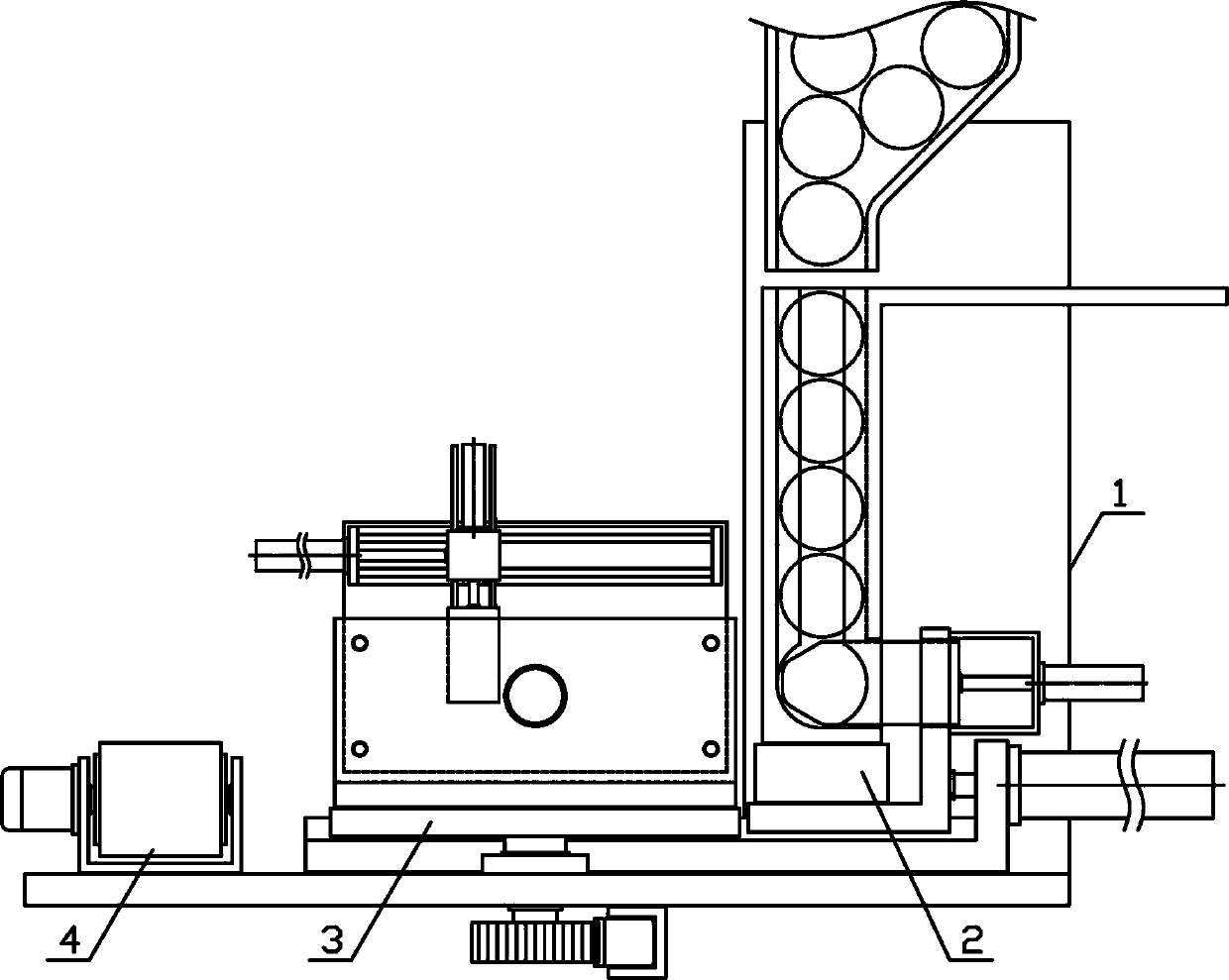 Sheet workpiece continuous feeding mechanism