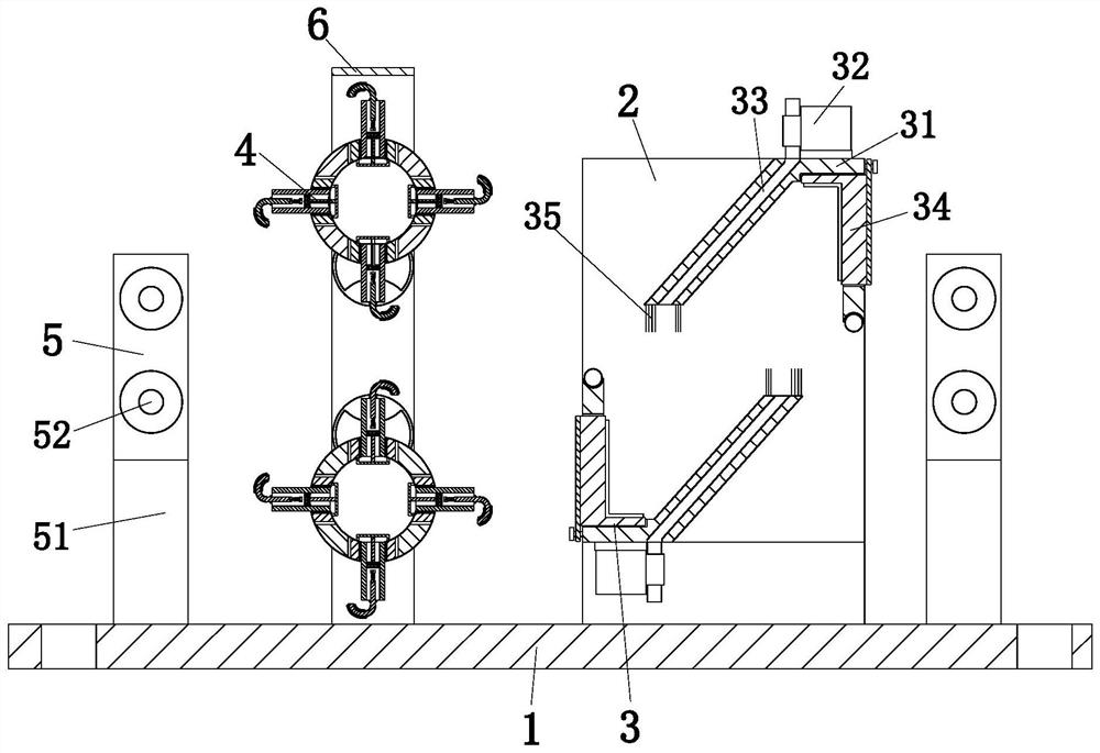 A cloth conveying roller structure with heat dissipation and dust removal function