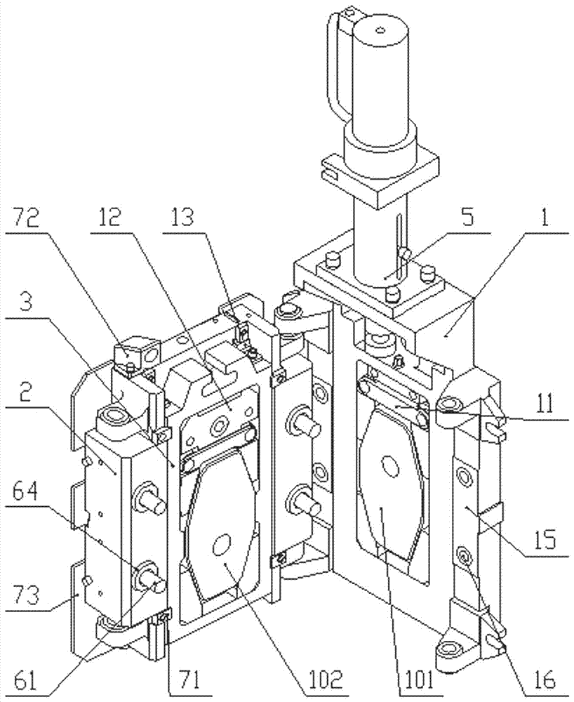 A Pneumatic Pressurized Ladle Sliding Nozzle Mechanism