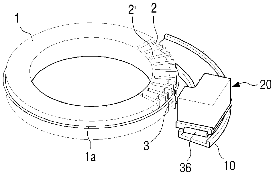 Needle insertion apparatus for a knitting machine