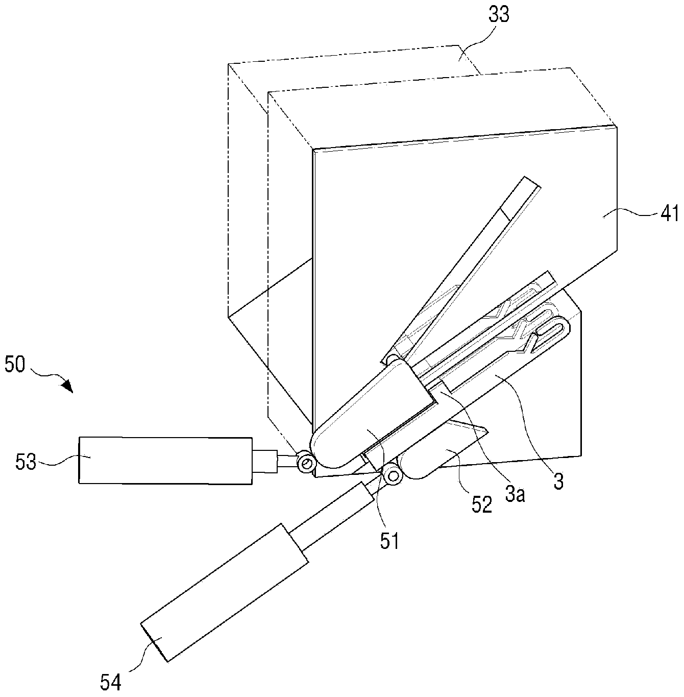 Needle insertion apparatus for a knitting machine