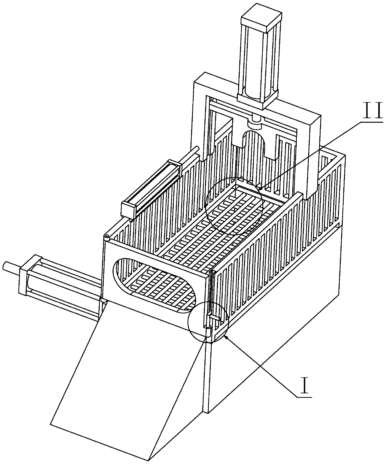 Binding device for cattle slaughtering
