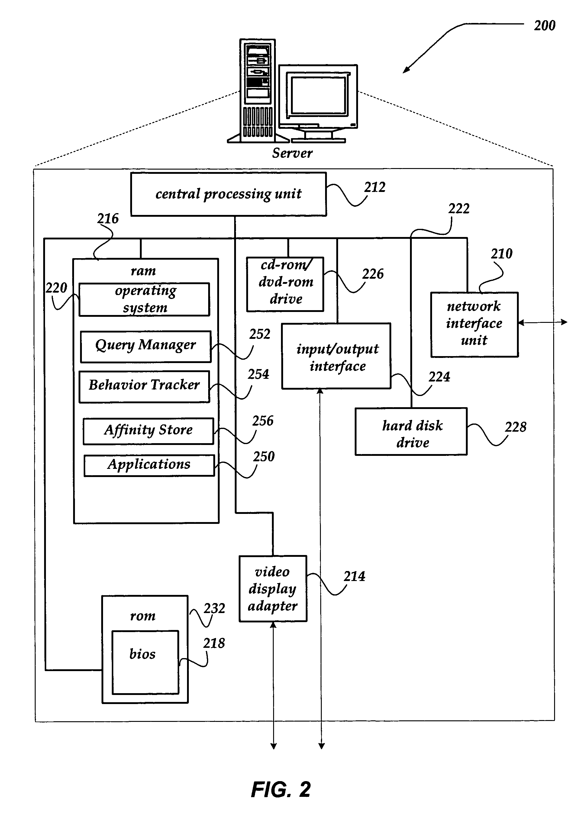 System and method of information filtering using measures of affinity of a relationship