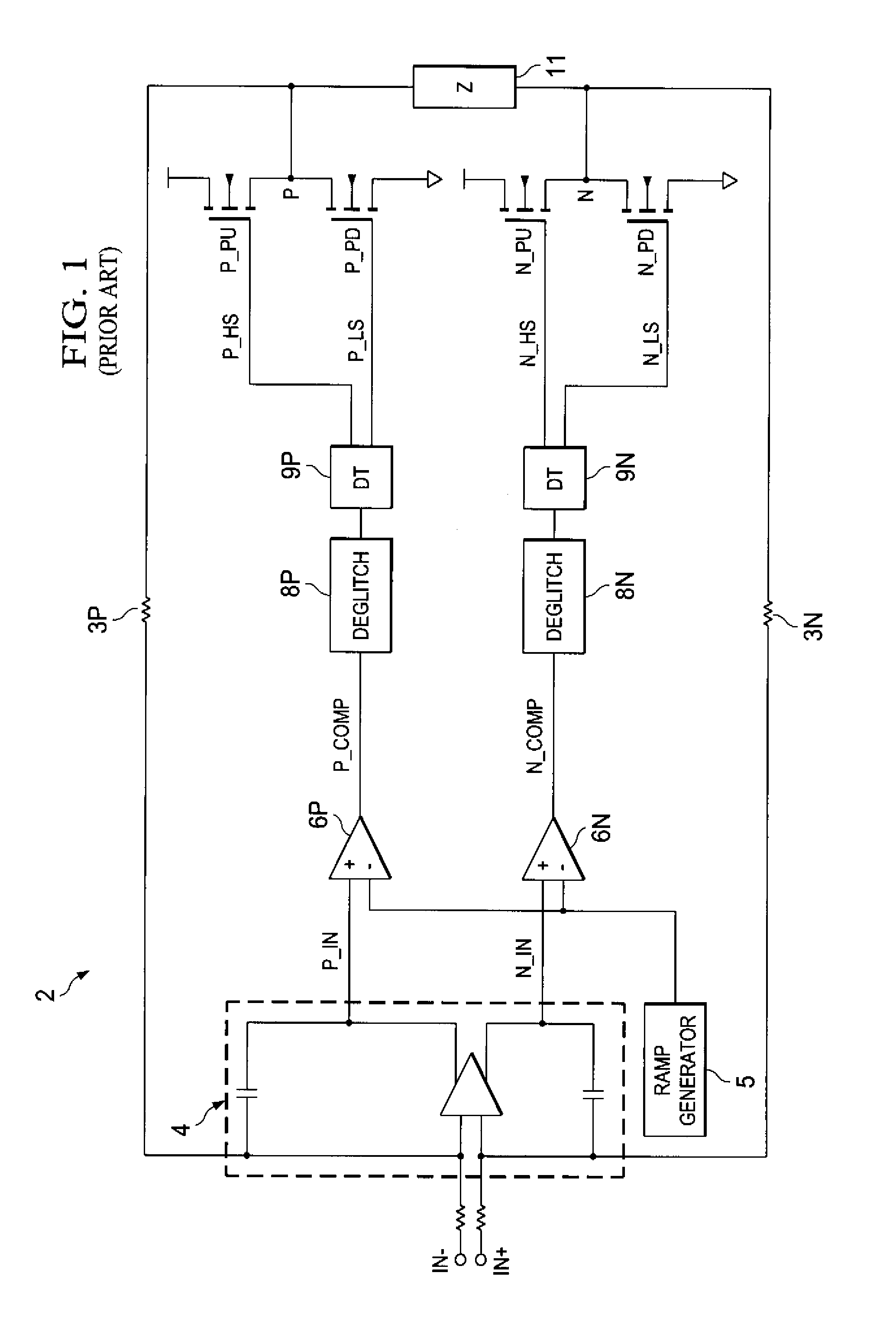Reduction of dead-time distortion in class D amplifiers