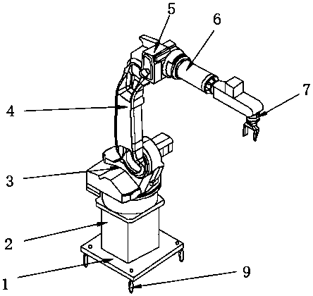 Industrial robot with firmly grabbing function