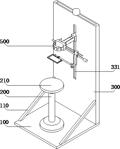 Auxiliary examination device for otolaryngology department