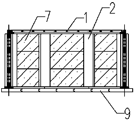 Prefabricated light GFRP octagonal cable well and construction method thereof