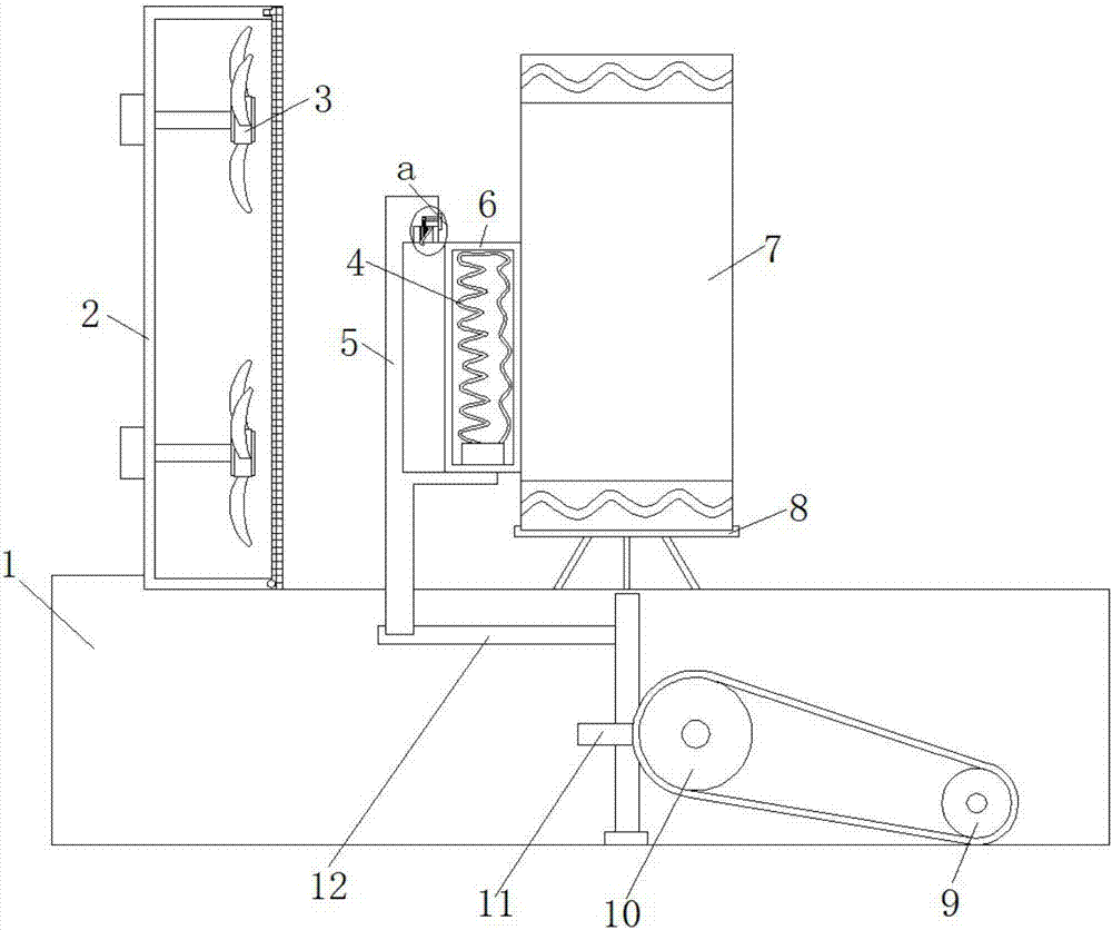 Integrated heat radiation structure of localization device