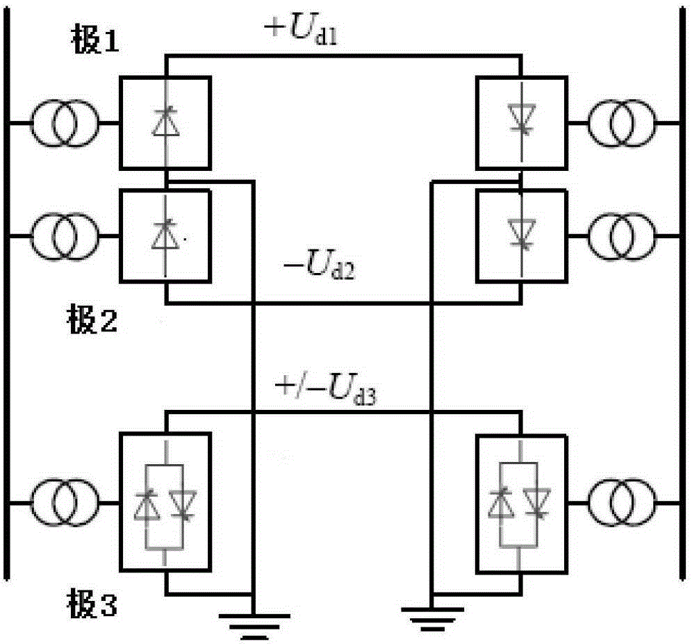 A Three-Pole DC Transmission System Topology Based on Modular Multilevel Converter