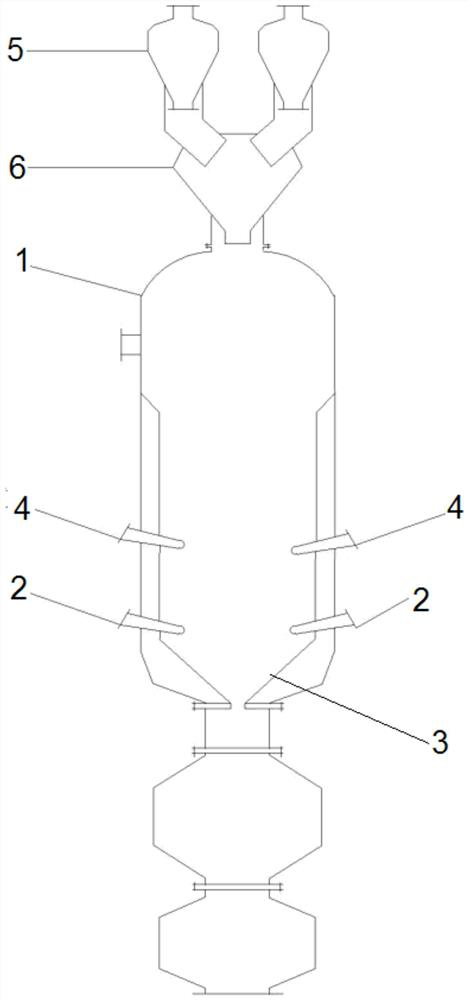 A high-yield oil slag gasifier and coal gasification method