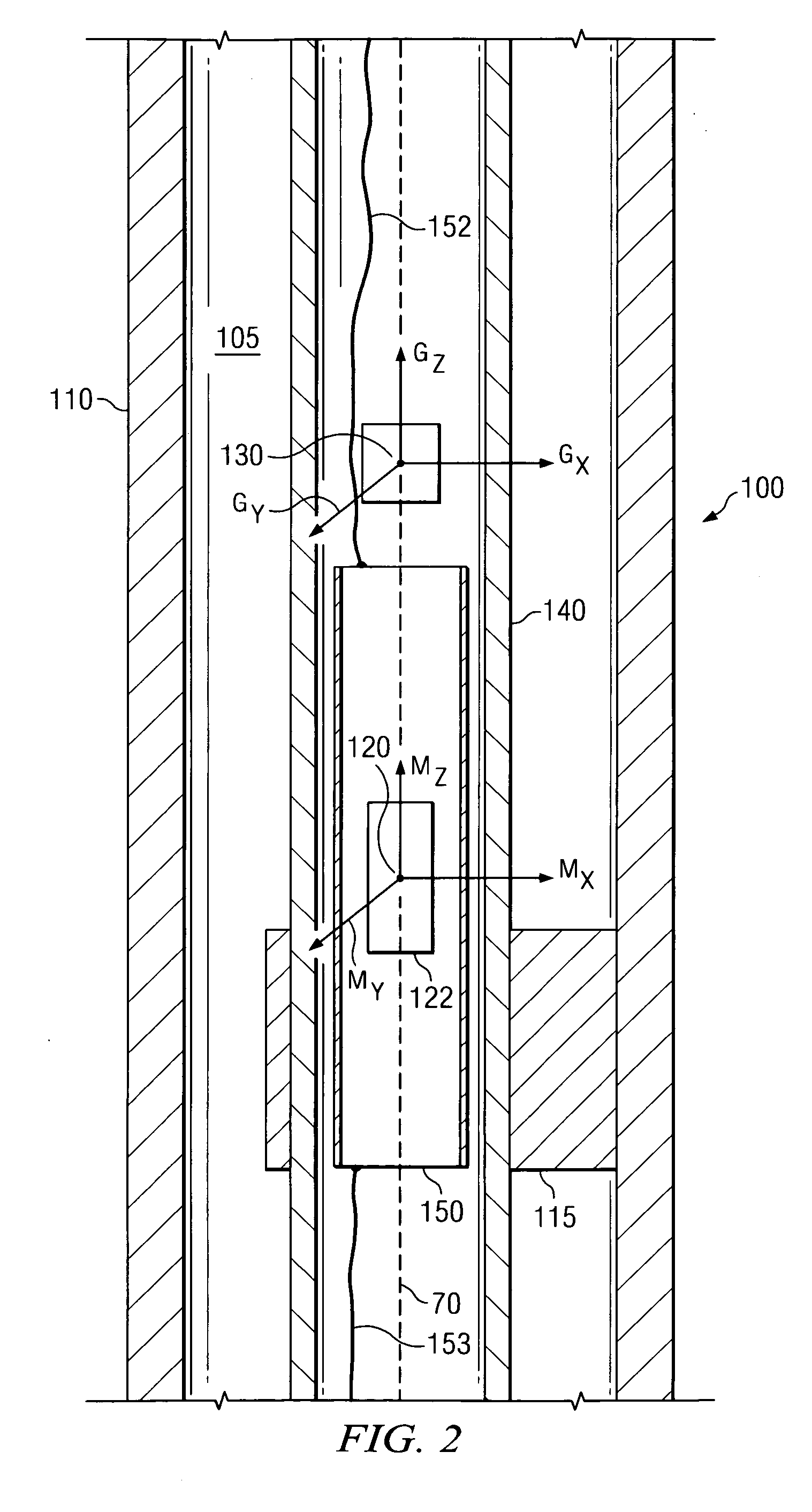 Measurement tool for obtaining tool face on a rotating drill collar