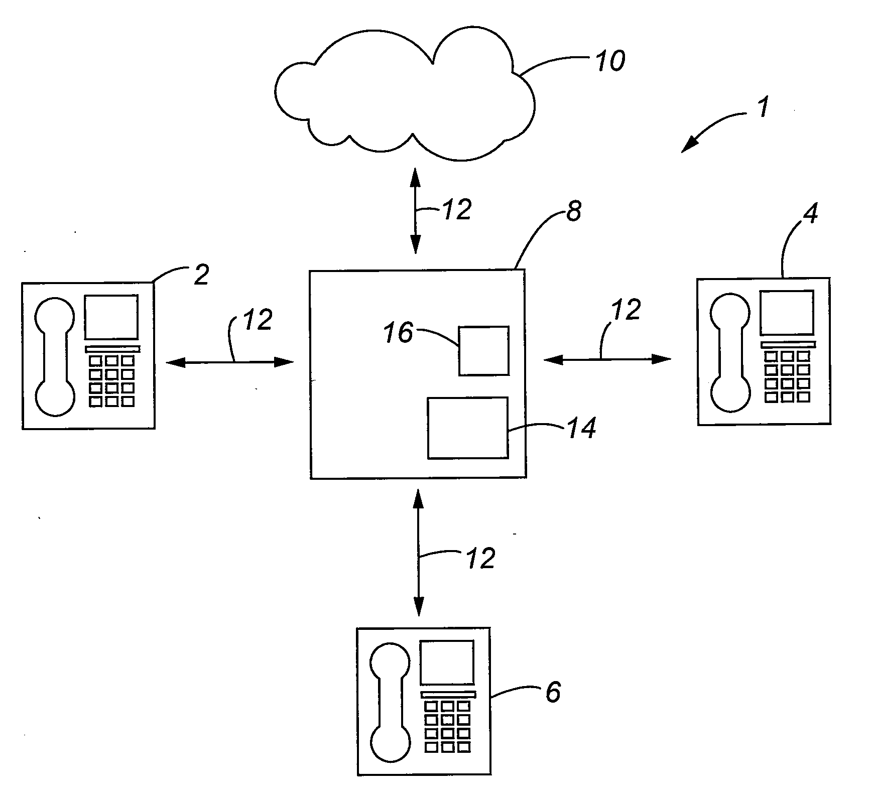 Method for operating a telephone system with at least two telephony terminals and a telephony terminal for carrying out the method