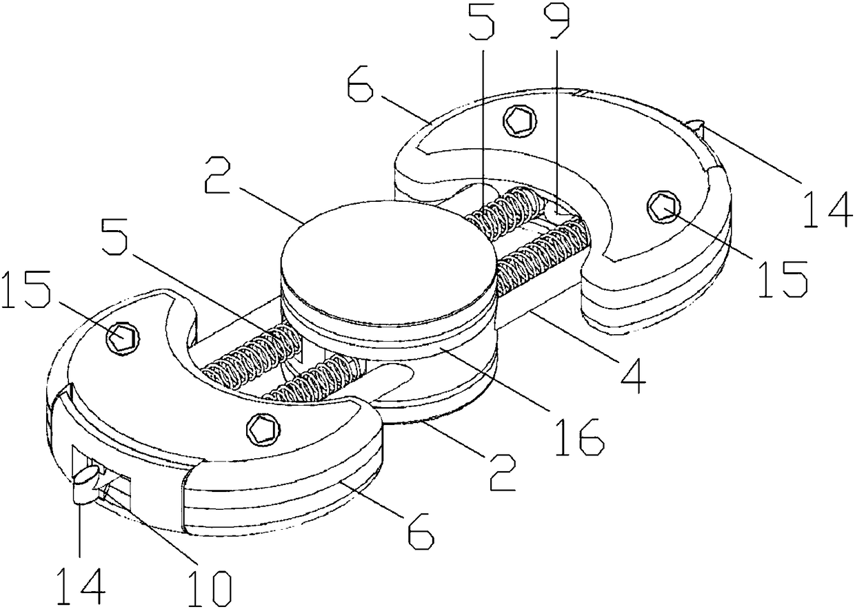 Fingertip accelerating gyro and accelerating rotation method thereof