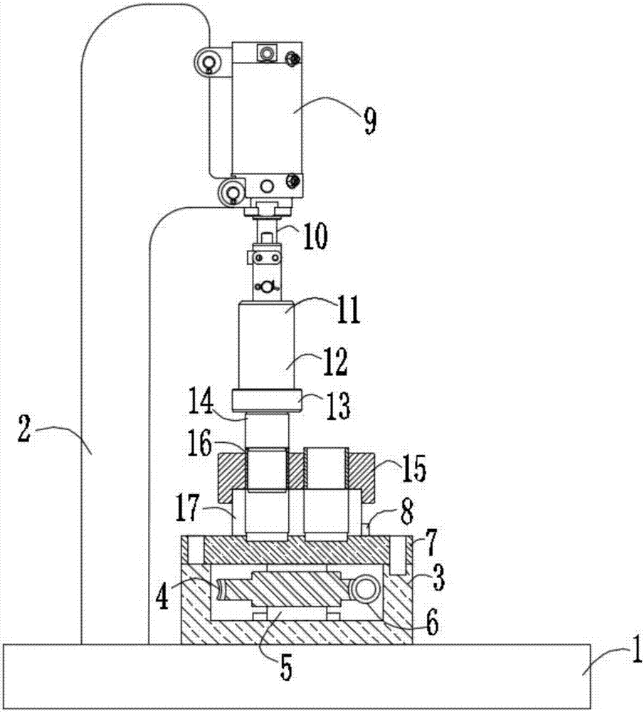 Bushing pressing device