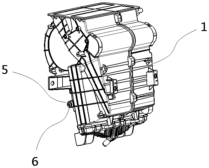 A front extension panel installation structure of an auxiliary instrument panel