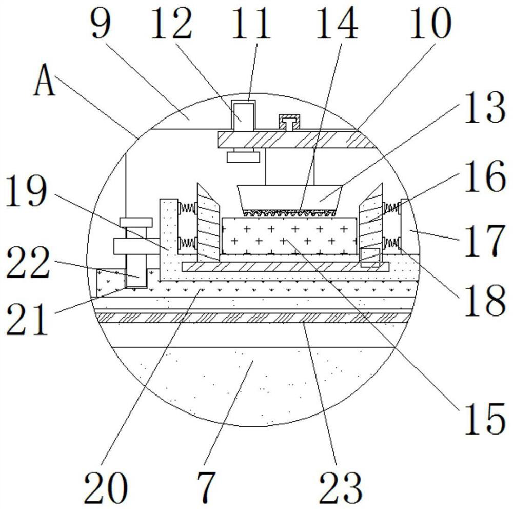 A multi-station precise adjustment drilling mechanism for steel plate processing