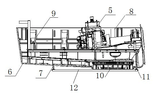 Large wind turbine generator set cabin cover positioning tool and method for adjusting coaxiality