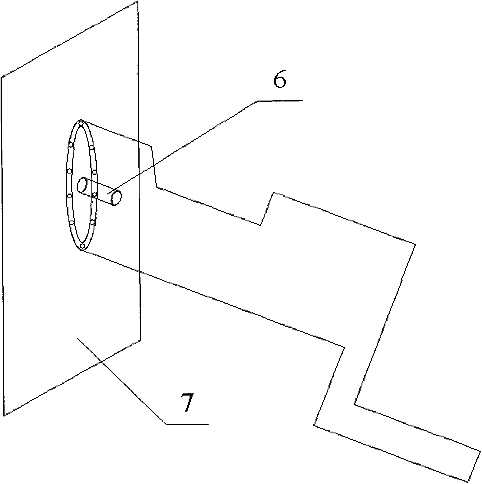 Sampling tool for transformer substation oil charge equipment