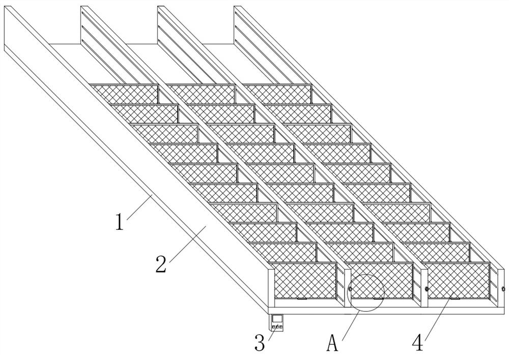 Medicine discharging device of self-service medicine selling machine