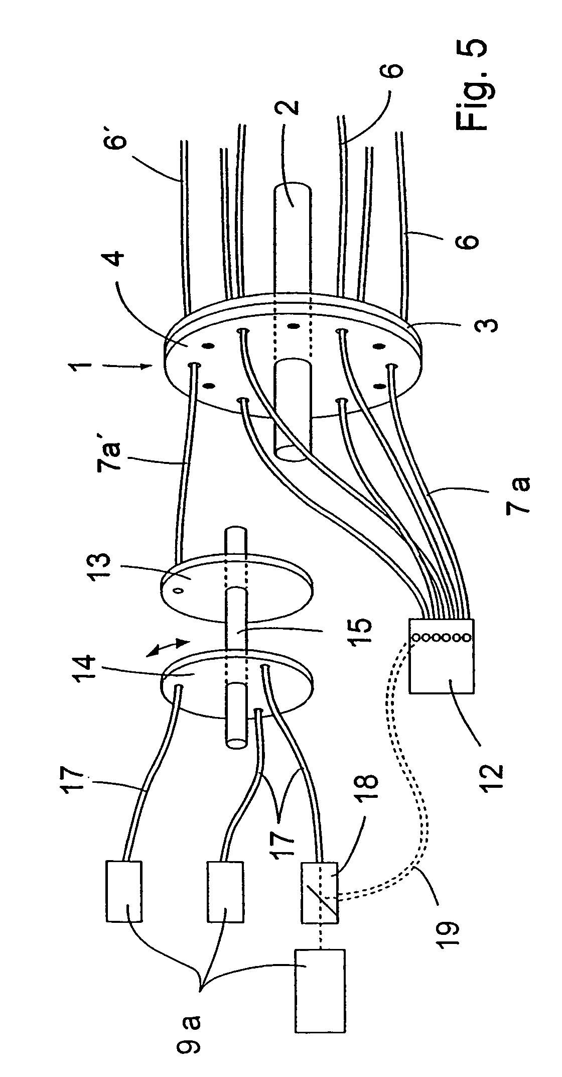 Therapy and diagnosis system and method with distributor for distribution of radiation