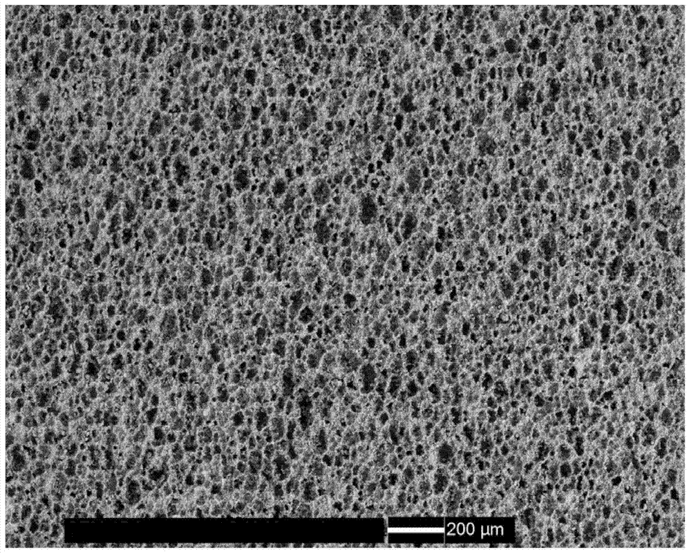 Preparation method of porous silicon nitride ceramic material with spherical pore structure
