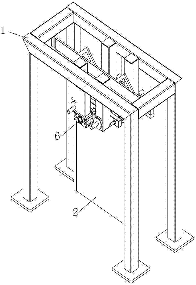 Negative-pressure pre-stripping device and method for cathode zinc plate