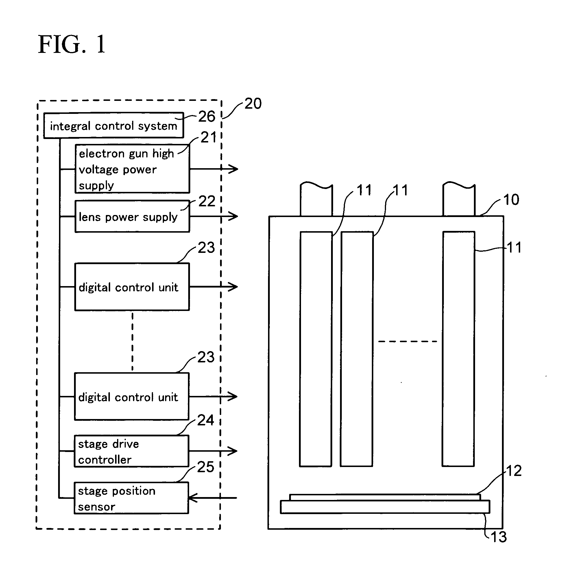 Multi-column electron beam exposure apparatus and magnetic field generation device